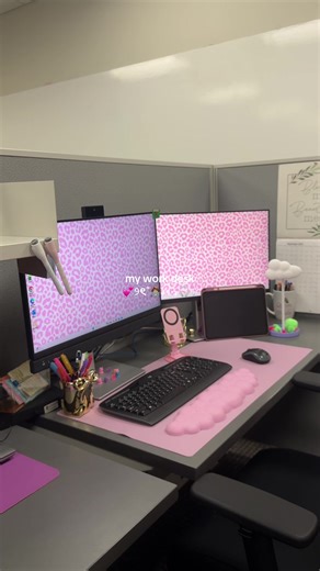 My Dream Work Desk Tour: Pink and Girly Vibes
