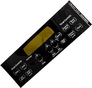 PartsBroz WB27T11229 Faceplate Overlay - Compatible With General Electric Wall Oven - Replaces AP4484324 1556130 AH2370149 EA2370149 PS2370149 Ultra Durable Replacement