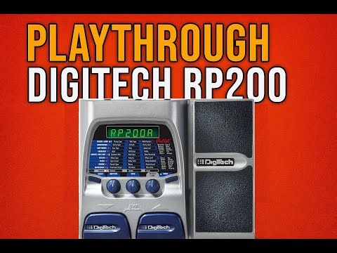 Digitech RP200 Clean Playthrough 2
