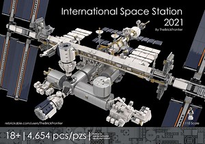 LEGO MOC-93305 International Space Station - 1:110 Scale - Historical Timeline 2021 (Space 2021)