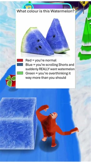 What Colour Is This Watermelon? 🍉 #meme #shorts