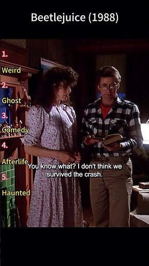 Beetlejuice (1988) | Adam and Barbara Realize They Died in a Car Accident