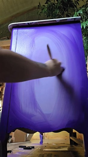 Quick Purple Blending Tutorial EASY with Dixie Belle Paint