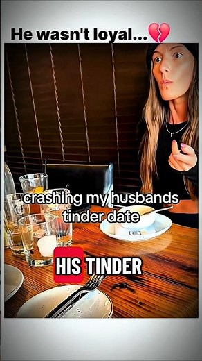 Wife Catches Husband Cheating At A Tinder Date 💔