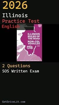 Illinois Driving Test Prep: 2 Crucial Questions You MUST Know! GetDriveLit