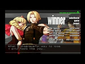 The King of Fighters XI: Adelheid Playthrough (PS2)
