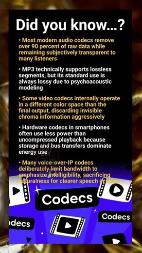 Codec technology mind bending truths about audio, video and compression