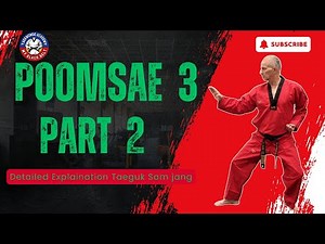 Mastering Taekwondo Poomsae3 Detailed Movements Guide (Parts 1 & 2) | 8th Dan Grand Master Morteza