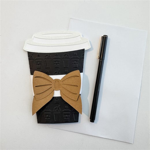 Coffee Gift Card Holder, Coffee Cup Gift Card Sleeve, Handmade Coffee Lover Gift, Barista Gift, Friend Thank You Gift - Etsy