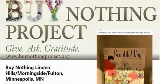A look into the "buy nothing" movement
