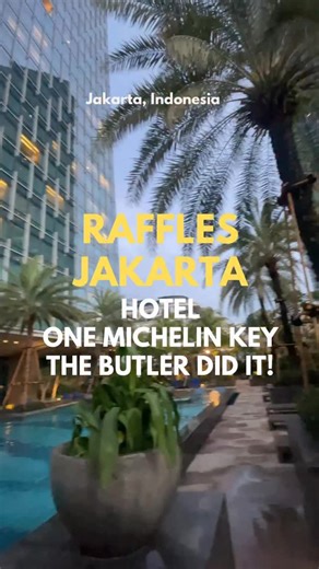 Rosie Gohres on Instagram: "At Raffles Jakarta, luxury is not announced. It is anticipated. Awarded One Michelin Key, the hotel operates with quiet confidence — service that notices before it is needed, care that feels personal rather than procedural. The personalised butler service sets the tone. Welcoming, precise, effortless. Nothing excessive. Everything considered. Art moves through the space — paintings and sculptures woven into corridors and rooms, allowing culture to live alongside comfo