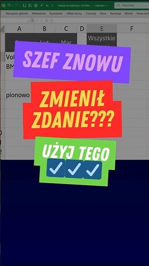 Jak automatycznie zamienić tabelę w jedną kolumnę w Excelu?