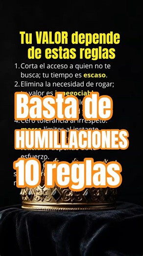 ¡Basta de HUMILLACIONES! 10 Reglas de Oro. #PsicologíaOscura #Estoicismo #DesarrolloPersonal
