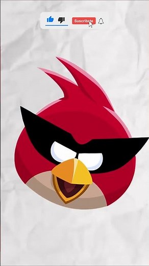 Evolution of RED in ANGRY BIRDS #angrybirds #angrybirdsevolution