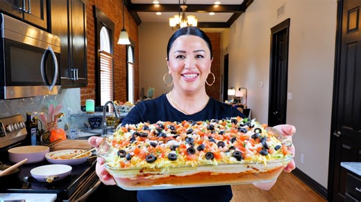 7-Layer Dip Ground Beef Casserole! | Mexican-American Comfort Food Everyone Will LOVE