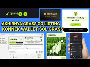 GRASS MINING TUTORIAL KONNEK WALLET !!!
