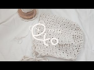 vlog7｜かぎ編み初心者ボンネット編む part1🔰Seriaさんでお買い物