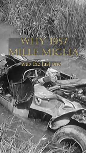1957 Mille Miglia Ferrari Crash Tragedy