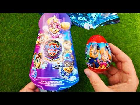 Paw Patrol Collectible Eggs | Plastic & Chocolate Series | ASMR Unboxing