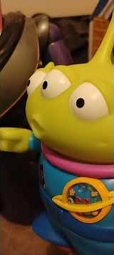 Unboxing Disney store toy story aliens