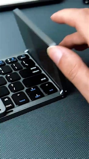 A full keyboard with touchpad in your pocket. #touchpadkeyboard #compactkeyboard