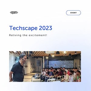 As a part of #EngineersDay2023, we also organized #Techscape2023, at EPAM's Hyderabad office in collaboration with our local community partners like Hyderabad Python User Group, Flutter Hyderabad Community, TensorFlow User Group Hyderabad, AWS User Group Hyderabad, Null Hyderabad, and JUG Bangalore! Knowledge sharing, fun networking and engaging conversations really made it a memorable event for the ages! #LifeAtEPAM #EPAMIndia | EPAM India | Facebook