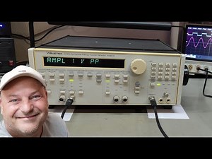 Wavetek 95 20Mhz Synthtesized Arbitray Function Generator 1990 test teardown