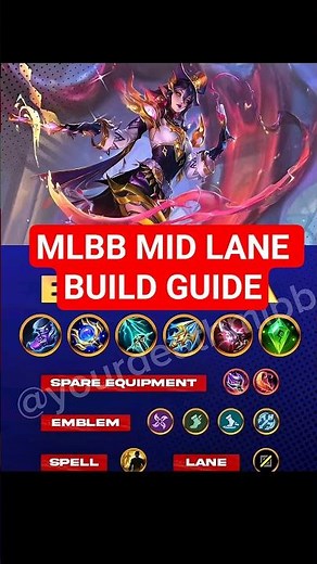 MLBB Mid Lane Guide 🔥 All Mages Best Builds 2026 | Top Mage Items & Tips