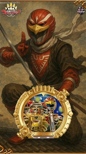 エンゲイジ！昭和 ユニバース戦士レッドレンジャー 忍者バージョン【NO.1 SENTAI GOZYUGER】ナンバーワン戦隊ゴジュウジャー #shorts #gozyuger #tokusatsu