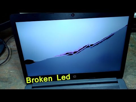 How to fix a broken HP laptop screen || Replace Laptop Screen || HP Laptop LED Cracked PK Expert