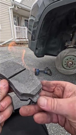 Burning Brake Pads Before Install… Smart or Stupid? #mechanic #mechaniclife #tools #diy #reels