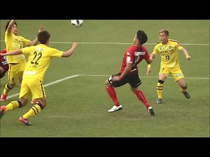 【公式】Pick upプレー動画：宮吉 拓実（札幌）のジャンピングボレーは桐畑 和繁（柏）のファインセーブに阻まれる！