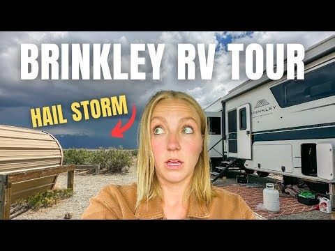 FIRST trip in new Brinkley RV + Interior RV Tour