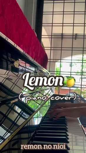 Lemon 🍋 | Kenshi Yonezu ( piano cover) 🎹 #lemon#piano#kenshiyonezu#jpop#shorts#youtube