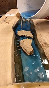 38K views · 53 reactions | Part II of the live edge river table build...