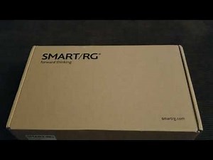 Smart/RG Forward Thinking 802.11n VDSL2 Internet Modem/Router. Model: SR506n. Unboxing