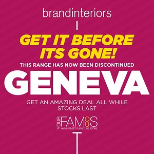  HUGE DEALS ON DISCONTINUED FURNITURE  Our Geneva range is now discontinued so you can make a massive saving in-store, available in two colours of white & charcoal making it a versatile range to suit any style of home, get yours while stocks last!  Immediate Delivery Available.  Interest-Free Credit Options on Purchases over £350.  Find your nearest store here: https://www.brandinteriors.co.uk/our-stores | Brand Interiors | Facebook