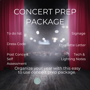 CONCERT PREPARATION Bundle for Band Directors and Choir Conductors