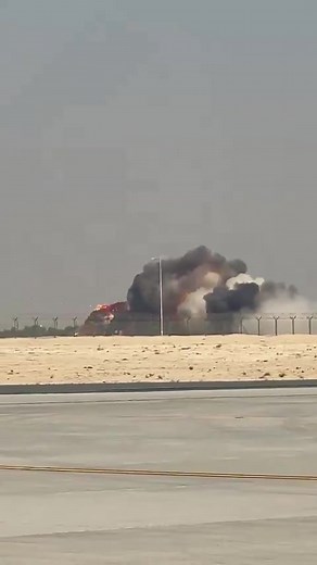 19K views · 99 reactions | A few days after smelly diarrhea on the runway, Indian Tejas fighter jet nosed down during Dubai Air Show, pilot killed due to severe injuries. | MQM Television | Facebook