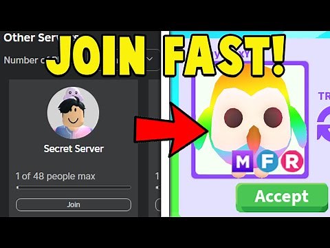 I Created a SECRET Adopt Me Server..