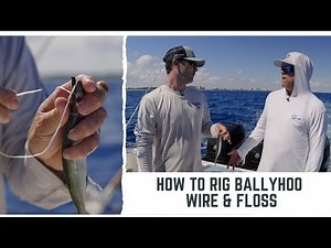 Quick Circle Hook Rigging Methods for Trolling Ballyhoo for Billfish - 2 Different Techniques!