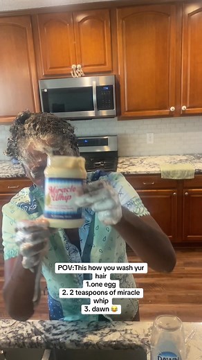 Home Hair Washing Tips Using Egg and Miracle Whip