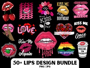 Lips T-shirt Design, Girls Lips T-shirt Design, Lipstick Design, Beauty T-shirt Design.