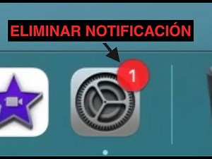 Eliminar notificación Actualización Software MacOS