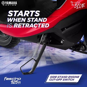 256K views · 63 reactions | Begin every ride with safety by your side with the Side Stand Engine Cut-Off Switch on the Fascino 125 FI! . . Book online https://shop.yamaha-motor-india.com/collections/scooters/products/buy-fascino-125-fi #YamahaIndia #Fascino125 #YamahaRacing #Fascino125Fi #Makeanimpression #COTB #CallOfTheBlue #YamahaMotorIndia | Yamaha Fascino | Facebook