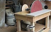 桑德自制 - 20''砂纸盘Disk Sander Homemade - 20'' Disc