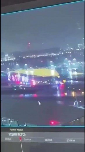 SECURITY CAMERA Captures EXACT Moment of LaGuardia Plane Crash