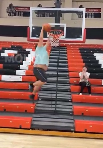 Bro didn’t even jump 😏 (heknwball /IG) #nba #basketball #sports #fyp #dunk