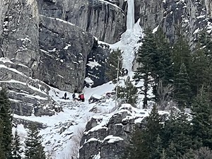 Ice Climber Hospitalized After Falling 40ft Near Bridal Veil Falls, Utah