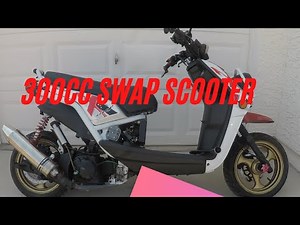 SCOOTER 150CC GY6 ENGINE TO🤩 300CC SWAP CUSTOM #AVIDTV